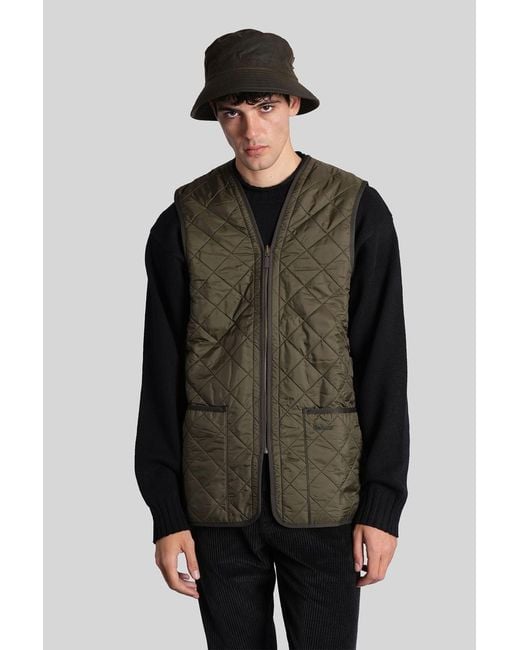 Barbour Green Polarquilt Vest for men