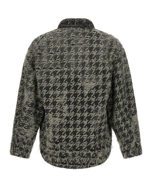 DIESEL Gray 'D-Elmo-Fsh' Jacket for men