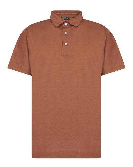 Zegna Brown T-Shirts for men