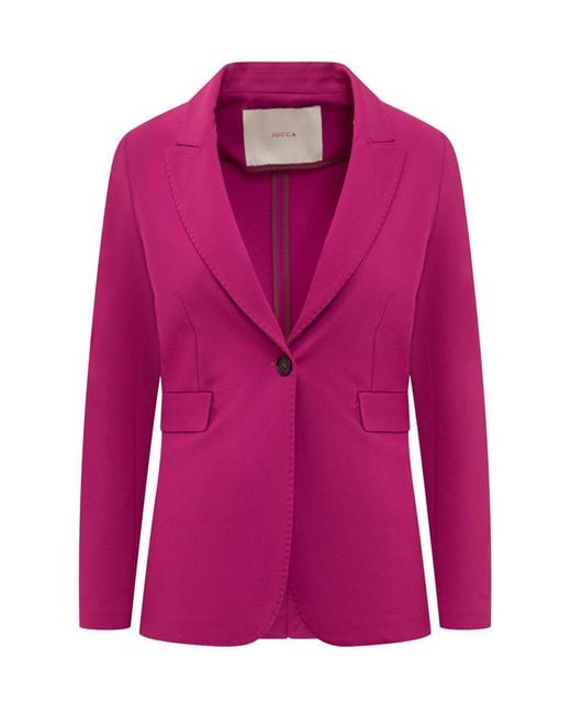 Jucca Pink Single-Breasted Jacket