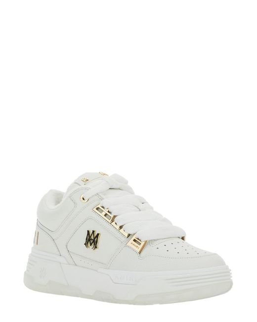 Amiri White Sneakers With Logo Patch On The Side And Logo Lettering On The Rear for men