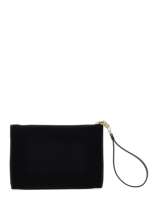 Givenchy Black Large Canvas Pouch