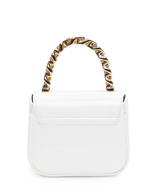 Versace White La Medusa Mini Bag