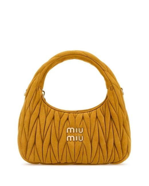 Miu Miu Metallic Handbags