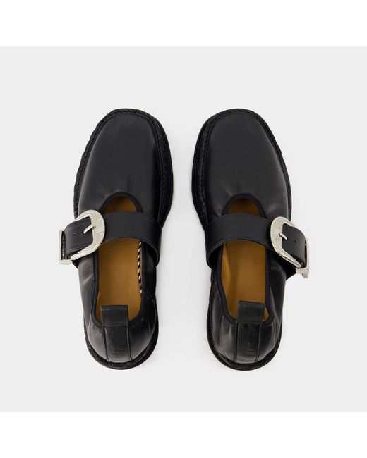 Toga Black Sandals