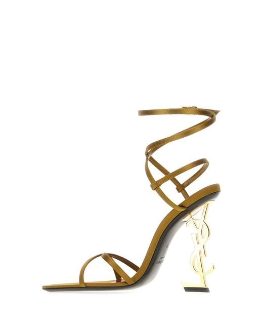 Saint Laurent Metallic Sandals