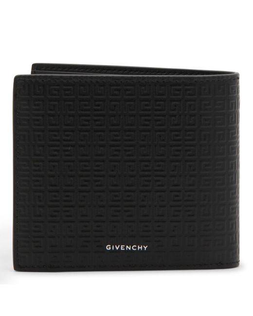 Givenchy Black Leather Bifold Wallet for men