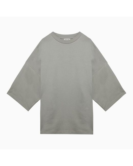 Fear Of God Gray T Shirt With Thunderbird Milano Paris Sky Embroidery for men