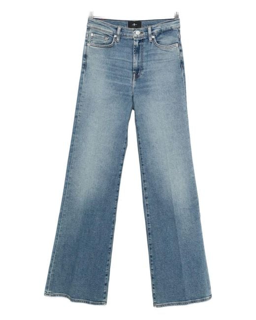 7 For All Mankind Blue Modern Dojo Denim Jeans