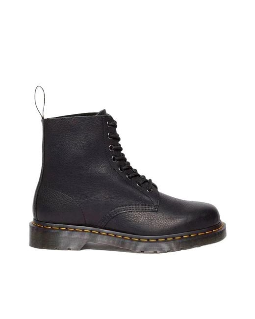 Dr. Martens Black Anfibi Stringati 1460 for men