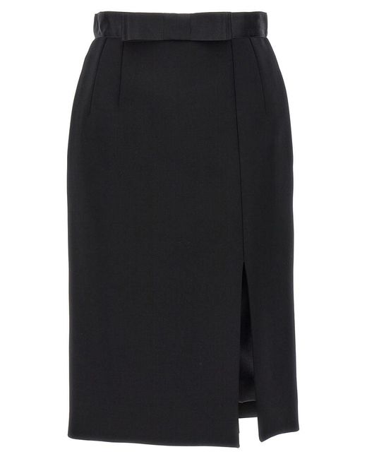 Dolce & Gabbana Black High Waist Skirt