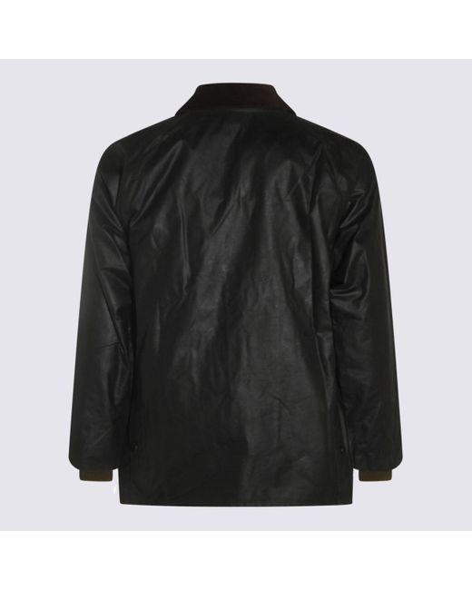 Barbour Black Cotton Casual Jacket for men