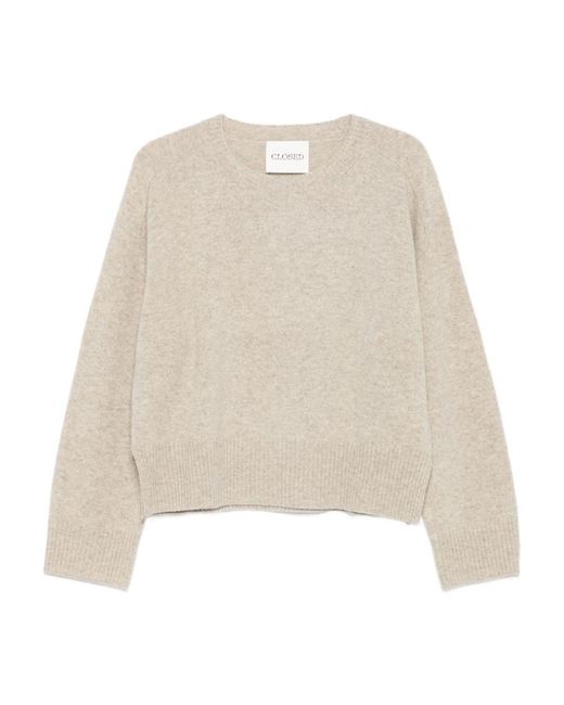 Closed Natural Wool Crewneck Jumper
