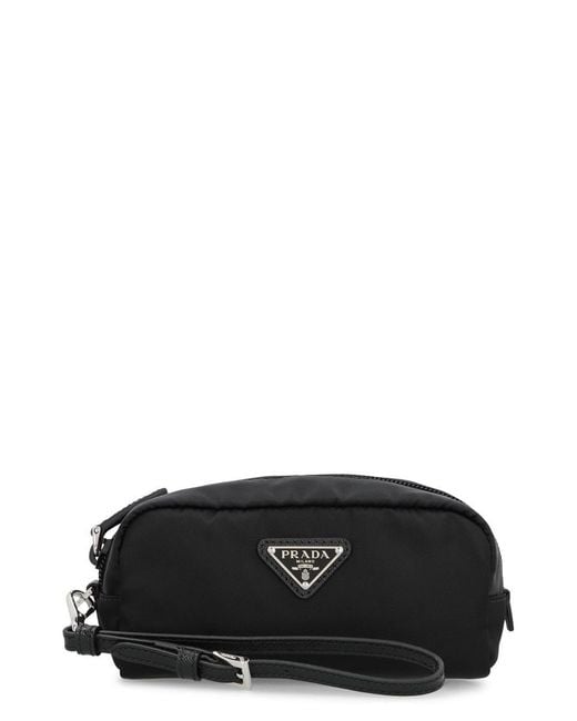 Prada Black Re-Nylon Wash Bag