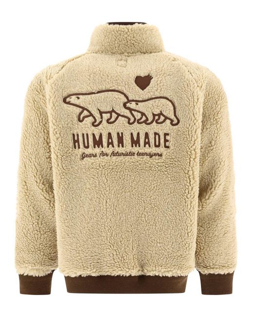 Human Made Natural "Boa" Fleece Jacket for men