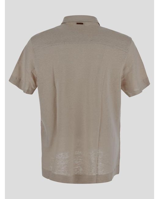 Zegna Gray T-Shirts And Polos for men