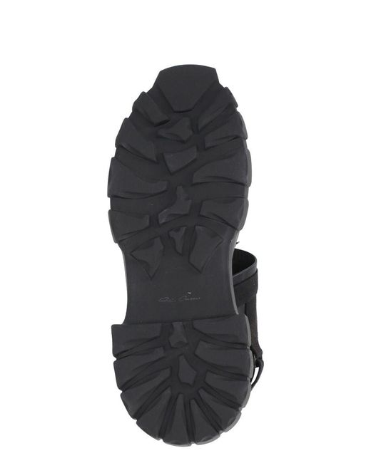 Rick Owens Black Sandals for men