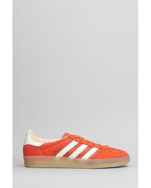 Adidas Orange Gazelle Indoor Sneakers