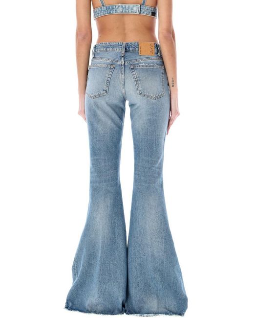 Haikure Blue Farrah Flared Jeans