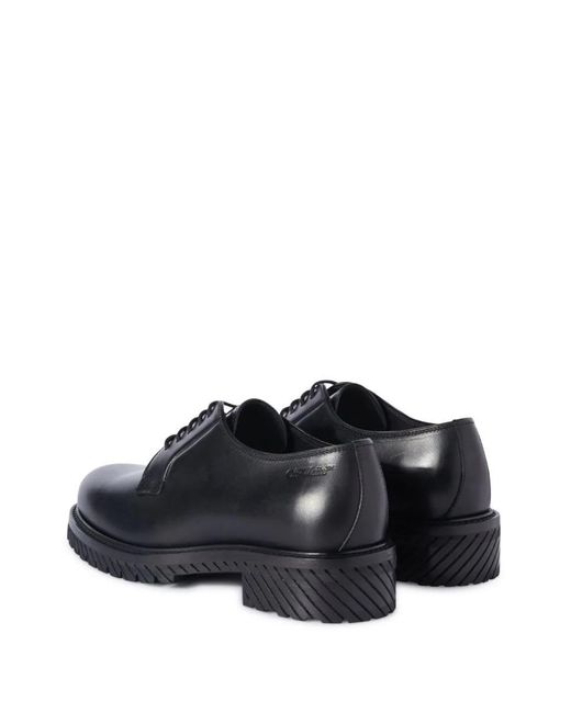 Off-White c/o Virgil Abloh Black Off Flat Shoes for men