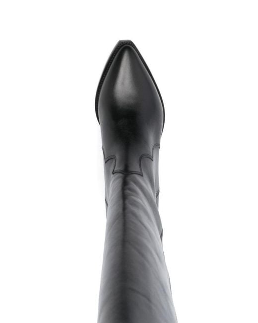 Isabel Marant Black Denvee Leather Boots