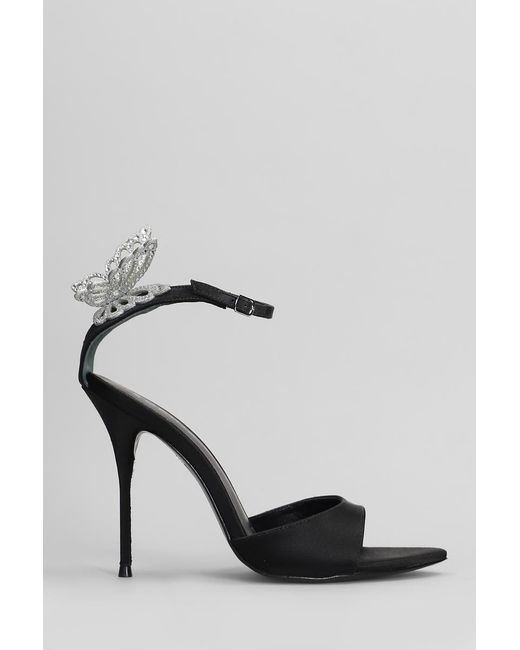 Sophia Webster Black Aura Sandals