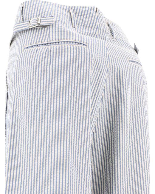 Kapital Gray "Soccer Stripe" Trousers for men