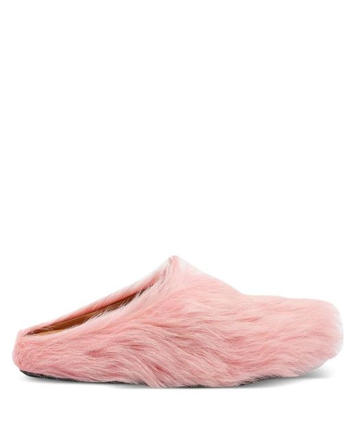 Marni Pink Slip-on Calfskin Mules for men