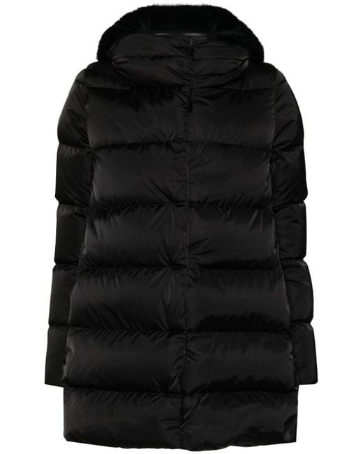 Herno Black 'A-Shape' Padded Jacket