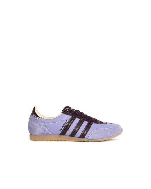Adidas Originals Purple 'Japan' Lilac Leather Blend Sneakers