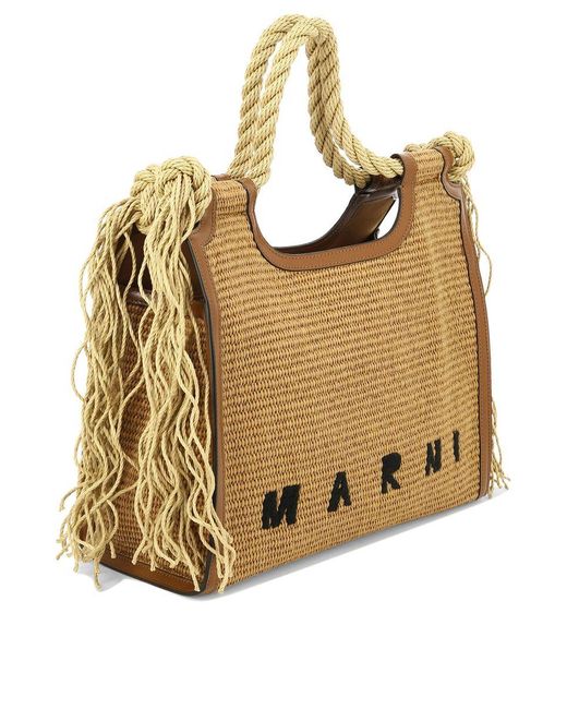 Marni Metallic "marcel" Handbag