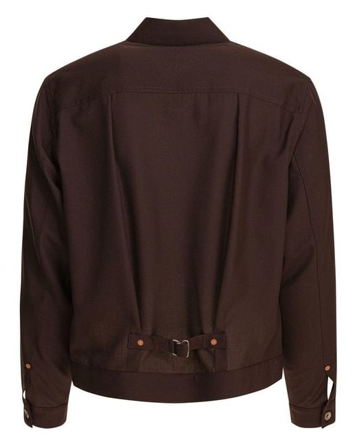 Sacai Brown "Suiting" Jacket