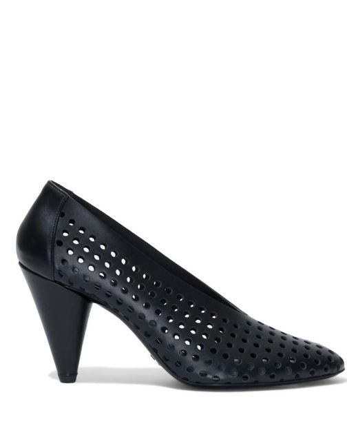 Proenza Schouler Blue Perforated Cone Pumps - 85mm Shoes