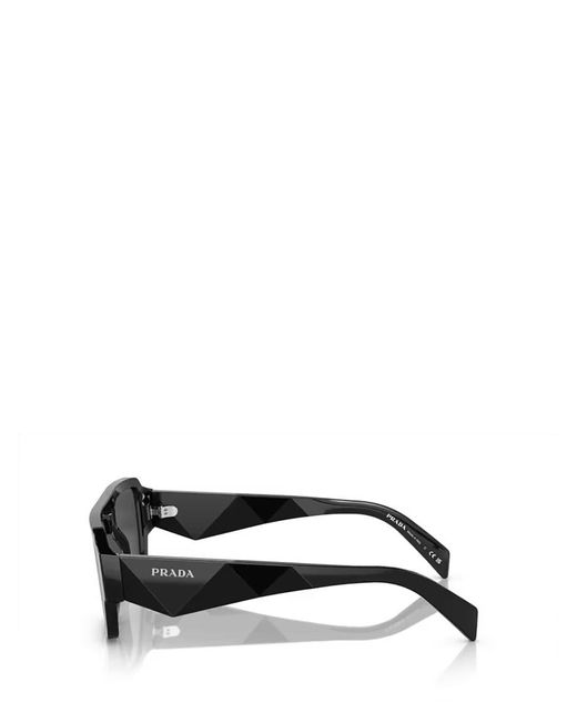 Prada Gray Pr A05s Rectangle-frame Acetate Sunglasses for men