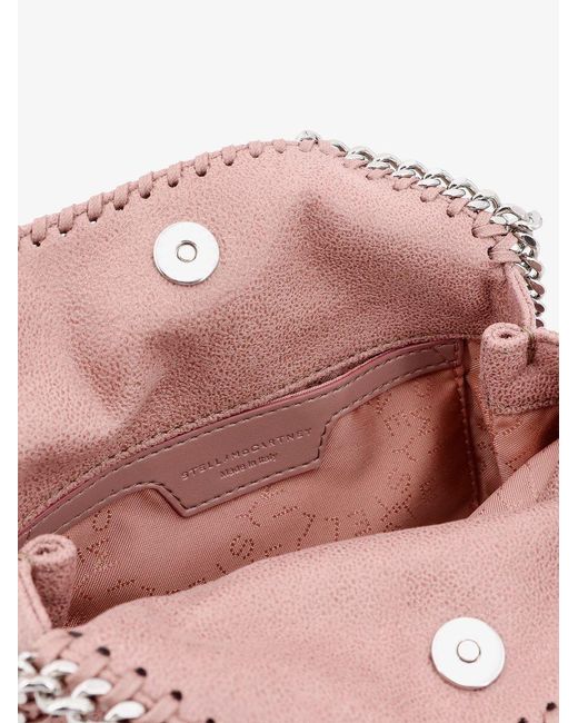 Stella McCartney Pink Faux Leather Falabella Tote Bag