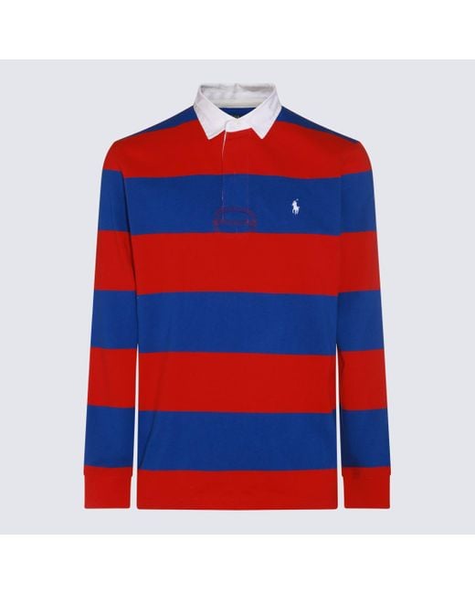 Polo Ralph Lauren Red T-Shirt E Polo Rl 2000/Rugby Royal for men