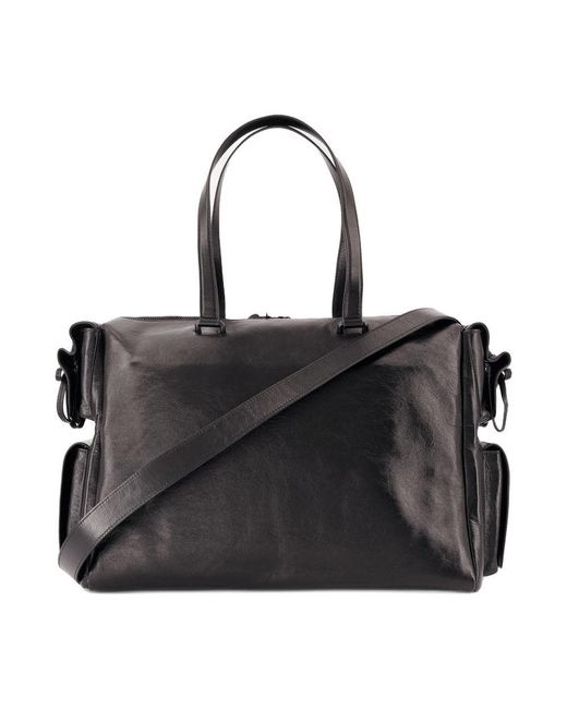 Acne Black Multipocket Shoulder Bag for men