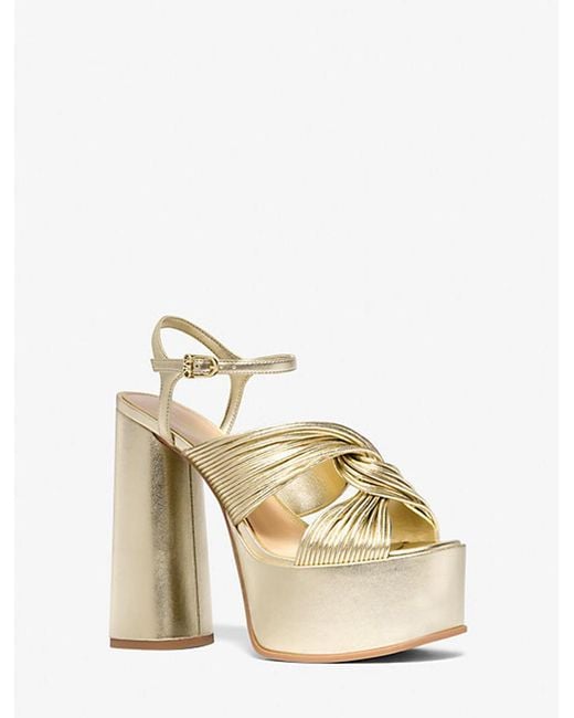 Michael Kors Metallic Flat Shoes