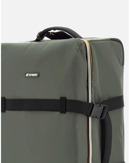 K-Way Green Suitcases for men