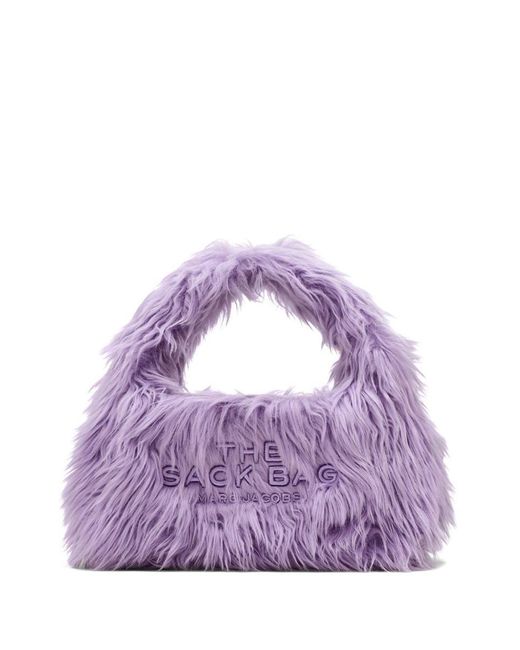 Marc Jacobs Purple The Sack Mini Handbag