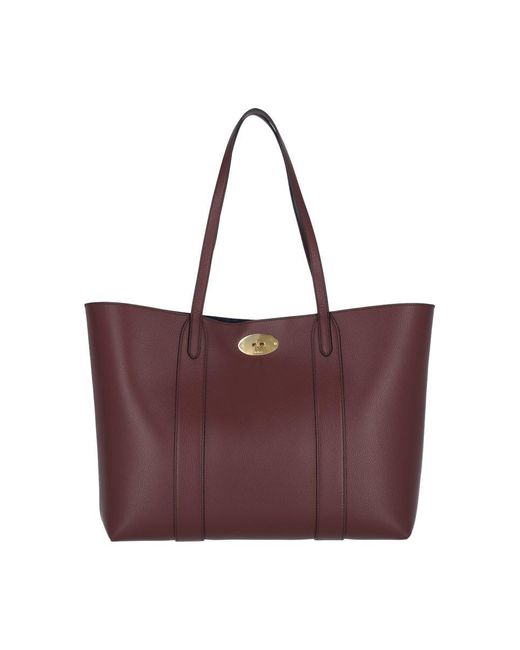 Mulberry Purple 'bayswater' Tote Bag
