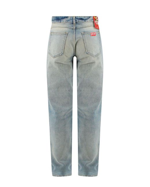 KENZO Blue Slim Fit Jeans for men