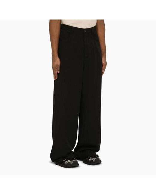 Balenciaga Black Baggy Trousers for men