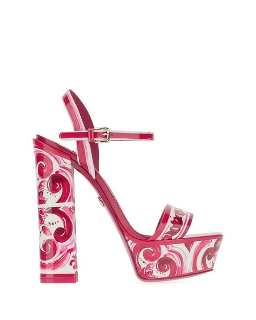 Dolce & Gabbana Pink Heeled Shoes