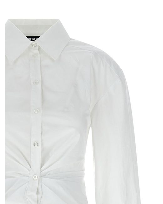 ROTATE BIRGER CHRISTENSEN White Shirt Dress