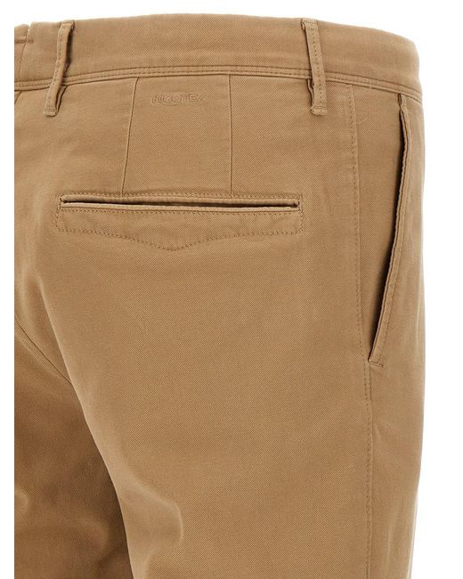 Incotex Natural Low Waist Pants for men