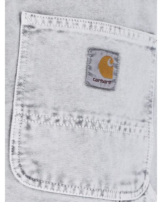 Carhartt Gray 'Double Knee' Carpenter Pants for men