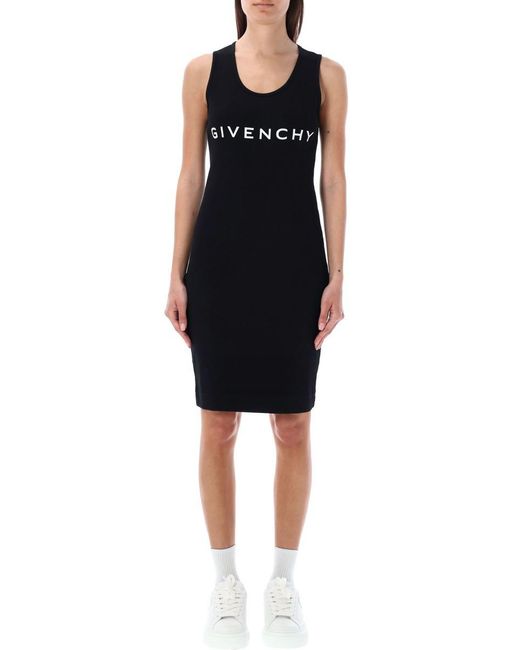 Givenchy Black Tank Top Midi Dress