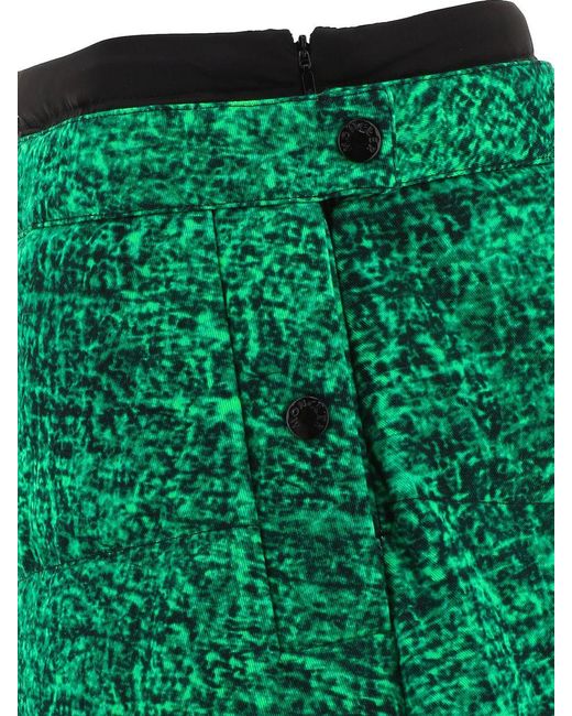 Moncler Genius Green "Jw Anderson" Padded Skirt