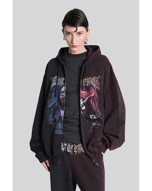 Vetements Blue Sweatshirt